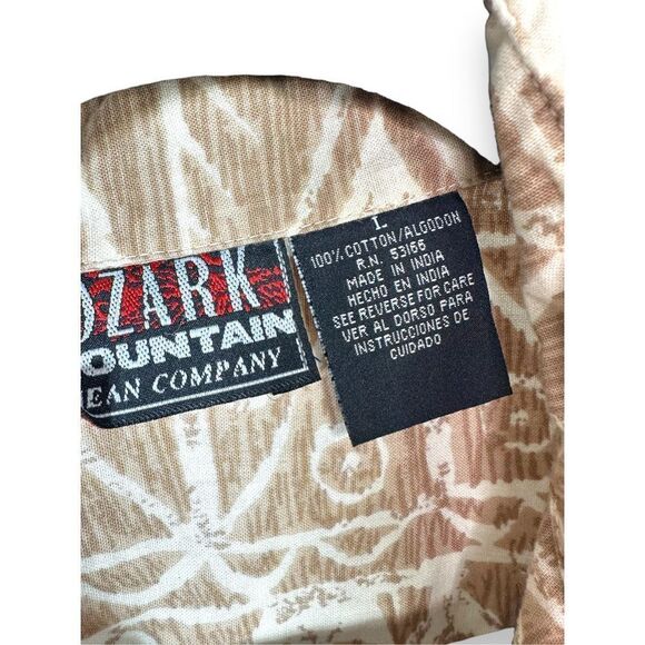 Vintage 1980’s Ozark Mountain Western Button Up Short Sleeve - Picture 4 of 4